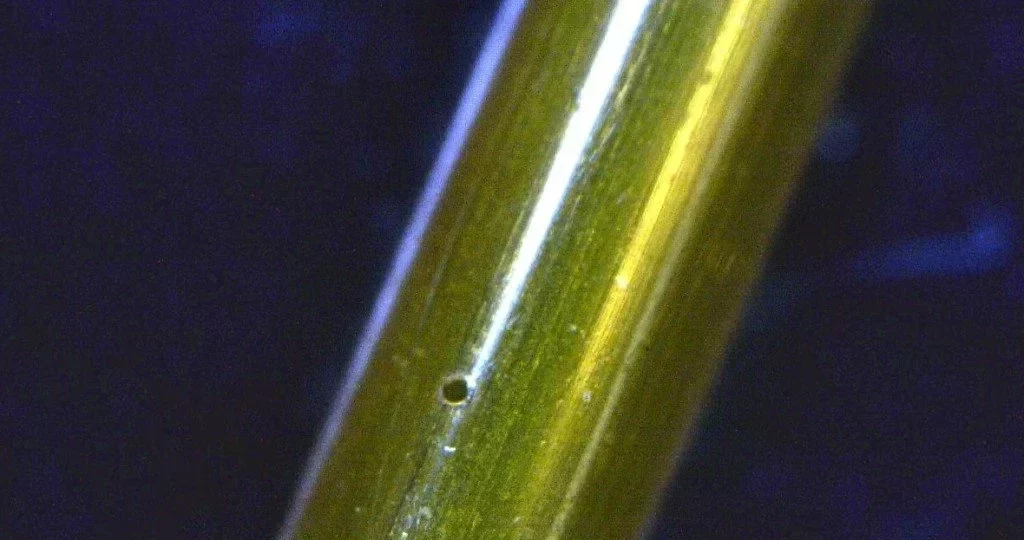 Small Hole Drilling in Tubing